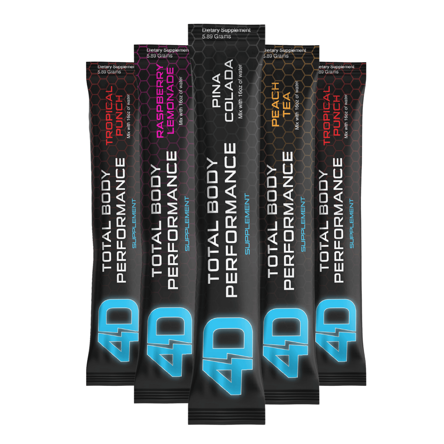 4D Stick Packs + free water container