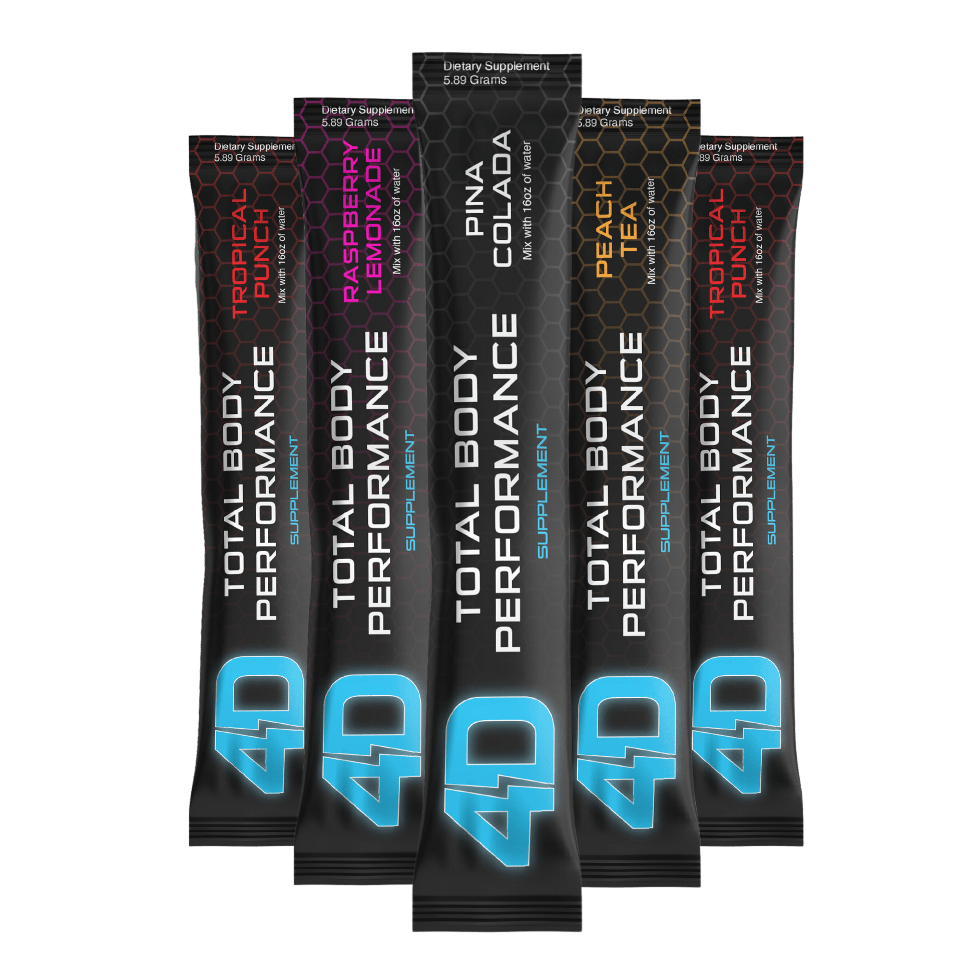 4D Stick Packs: Free Sample Sports & Energy Drinks 4D Combo Pack 